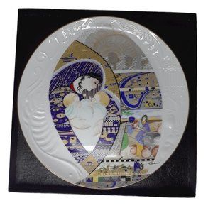 Vintage 1986 Edwin Knowles Rebekah Bible Mothers Collector's Plate